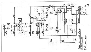 Park 1273 ;20 Watt schematic circuit diagram